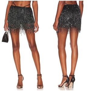 NBD Lanni Skirt in Black Size S